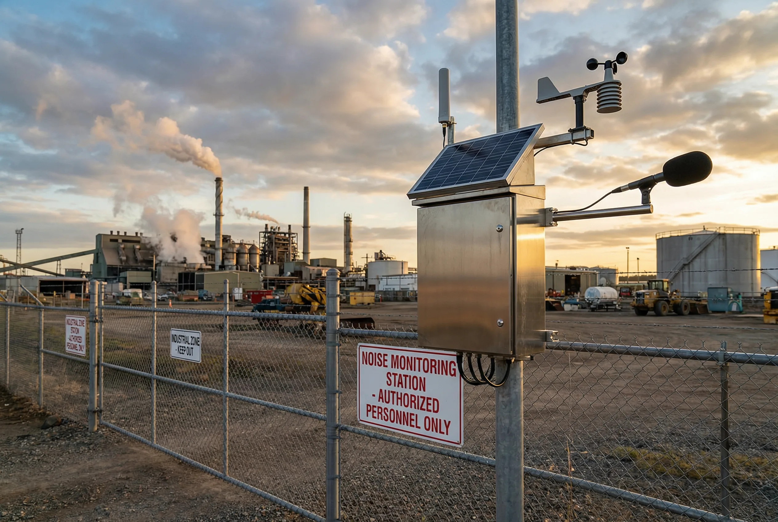 Industrial Facility Boundary Noise Monitoring