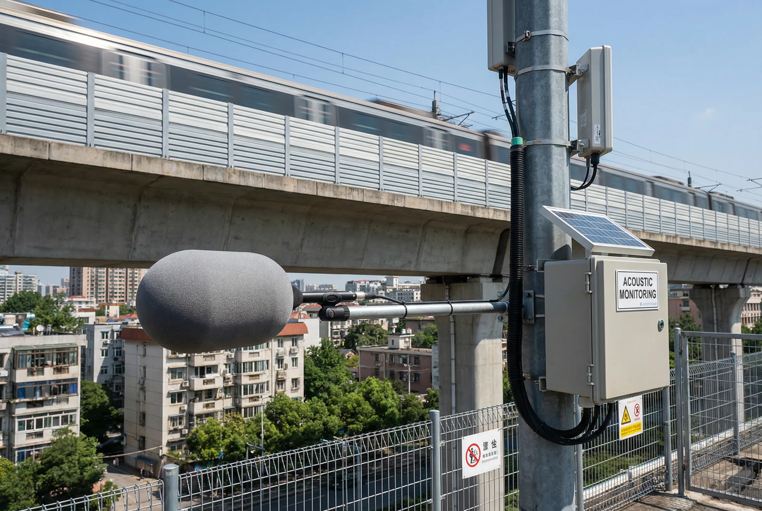 Rail Transit Noise Monitoring Station