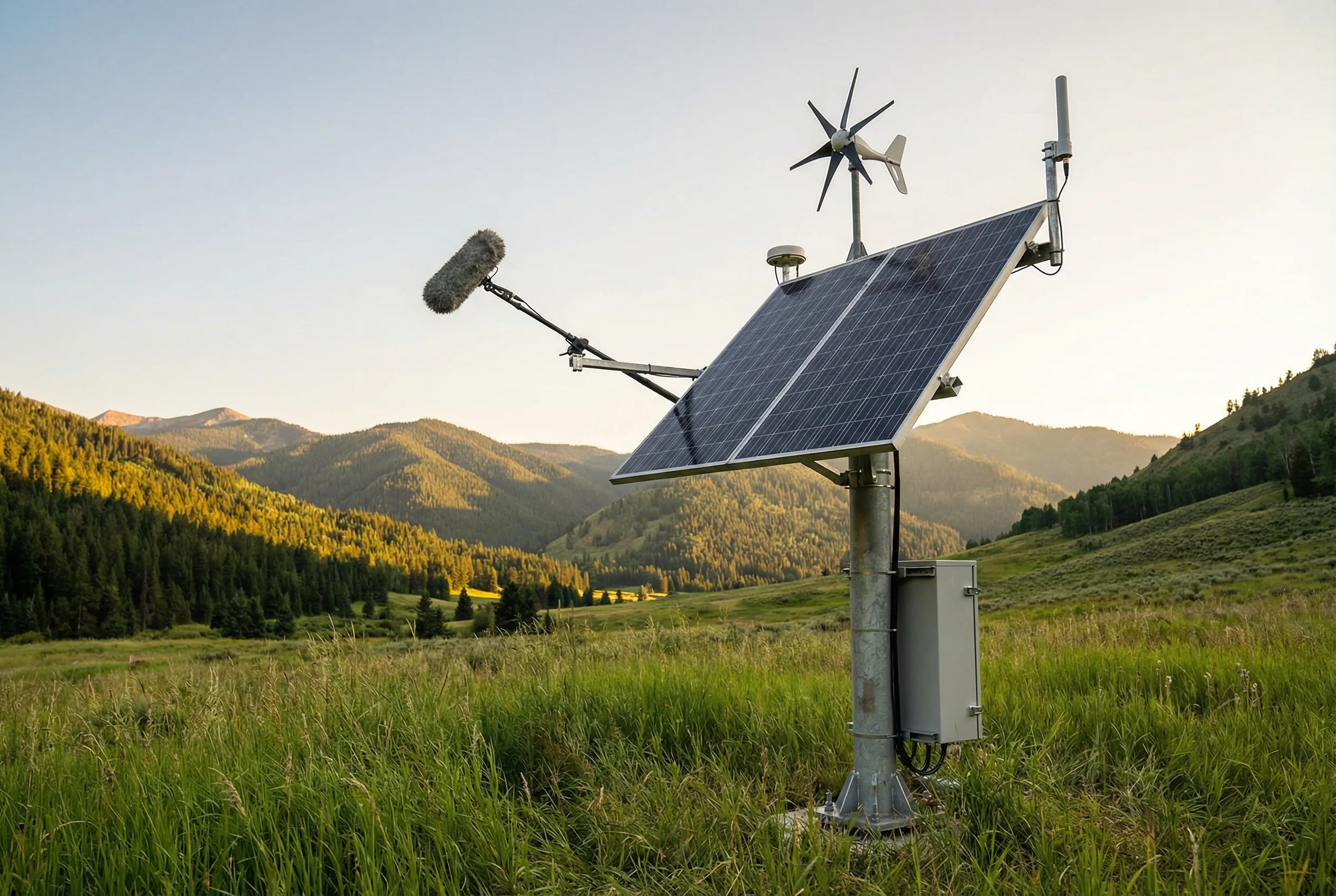 Remote Nature Reserve Noise Monitoring Station